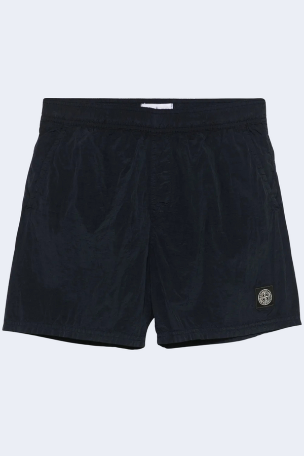 Swim Metal Nylon Shorts in Dark Navy