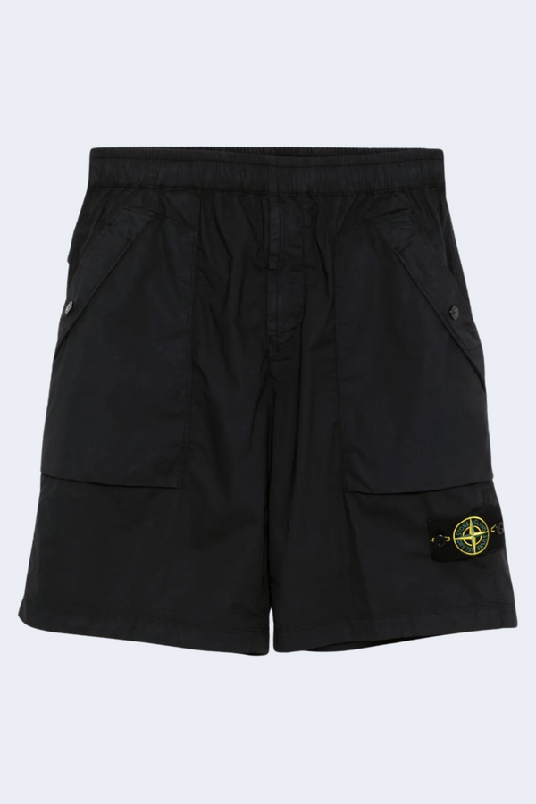 Parachute Cotton Shorts in Navy Blue