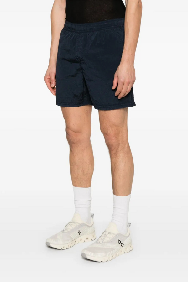Swim Metal Nylon Shorts in Dark Navy