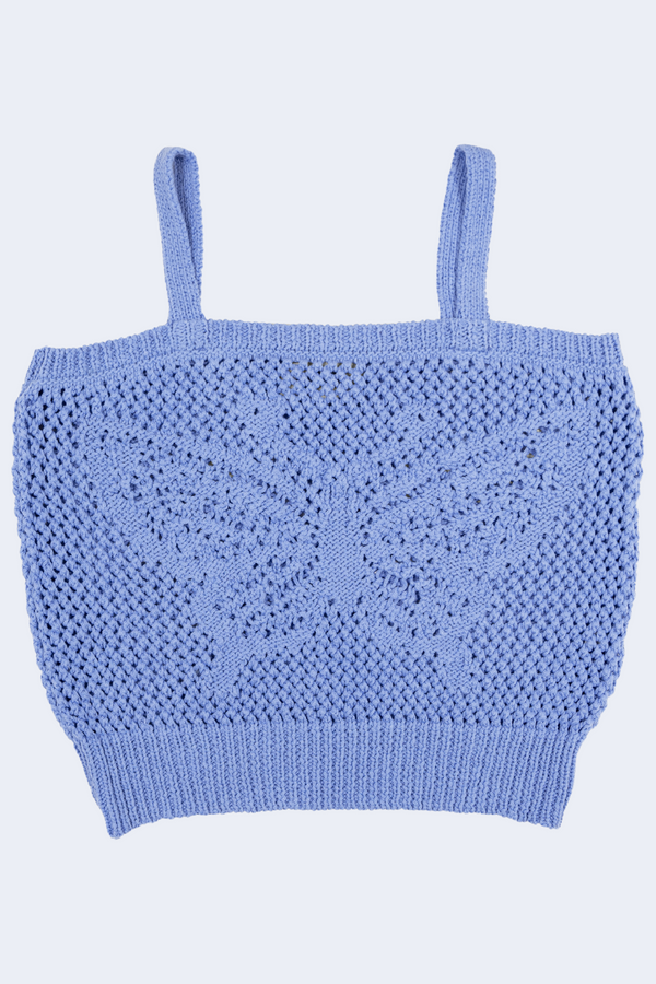 Butterfly Tank Top in Blue