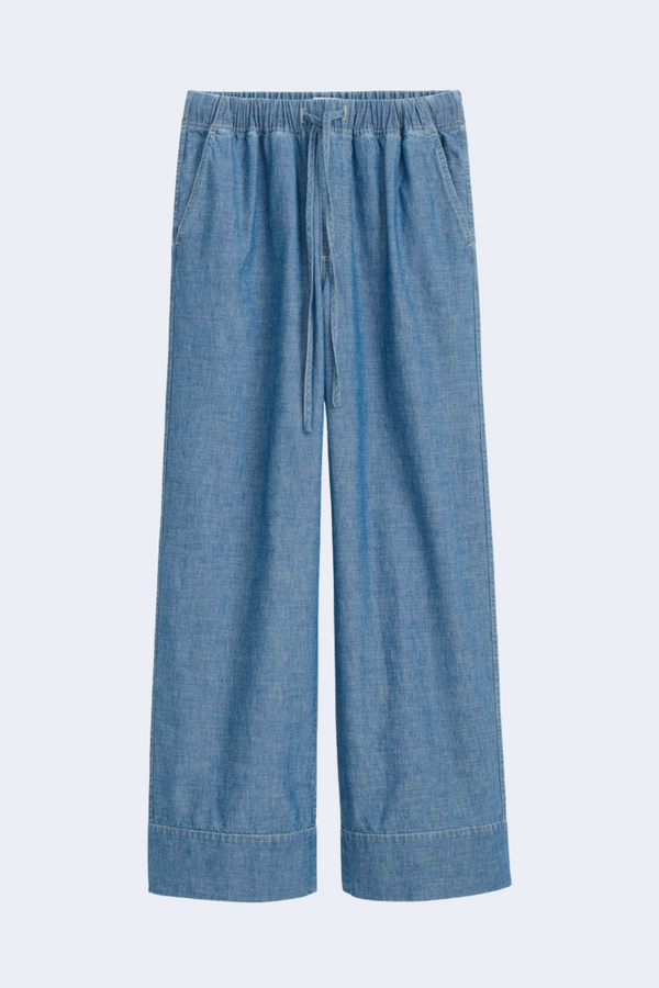 Riley Pant in Chambray Rinse Wash