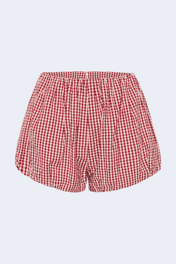 Aurelia Short in Red Gingham