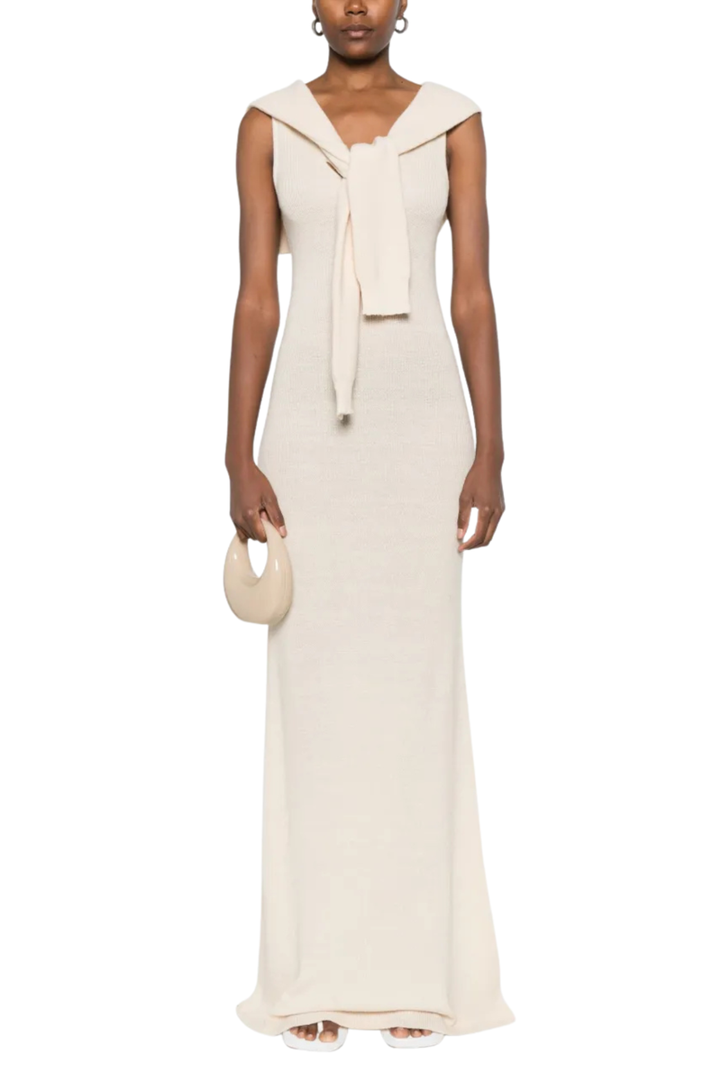 Vao Maxi Dress  in Beige