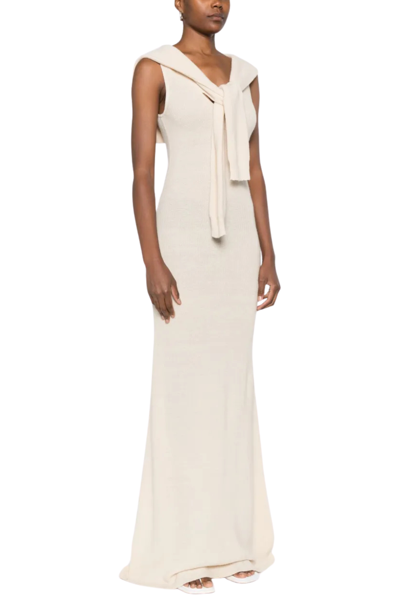 Vao Maxi Dress  in Beige