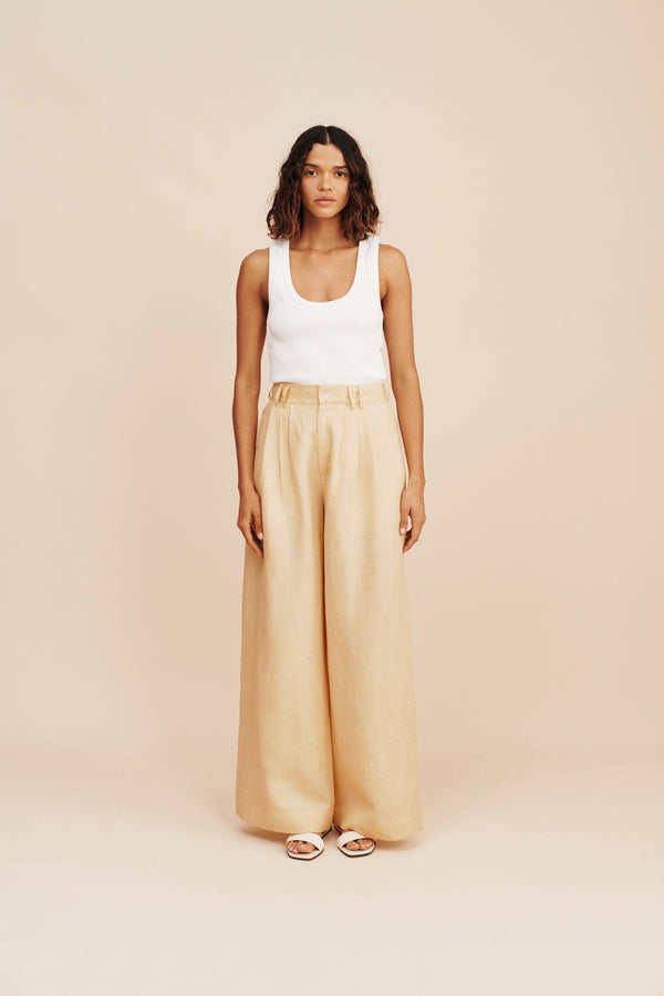 Parker Trouser in Dusty Citron