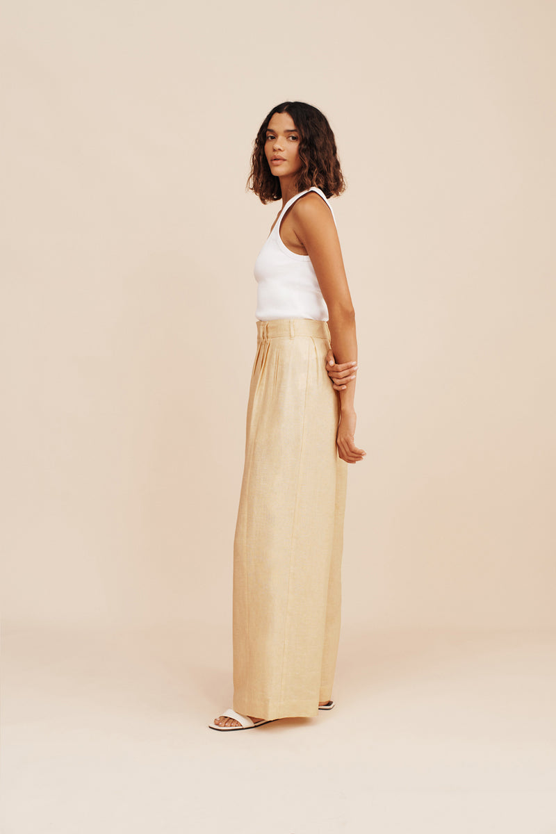 Parker Trouser in Dusty Citron