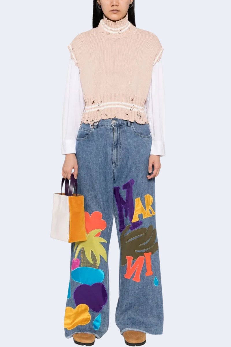 Turtleneck Sleeveless Sweater in Sand Storm