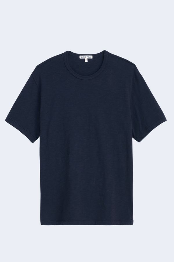 Men's Standard T-Shirt In Slub Cotton in Navy