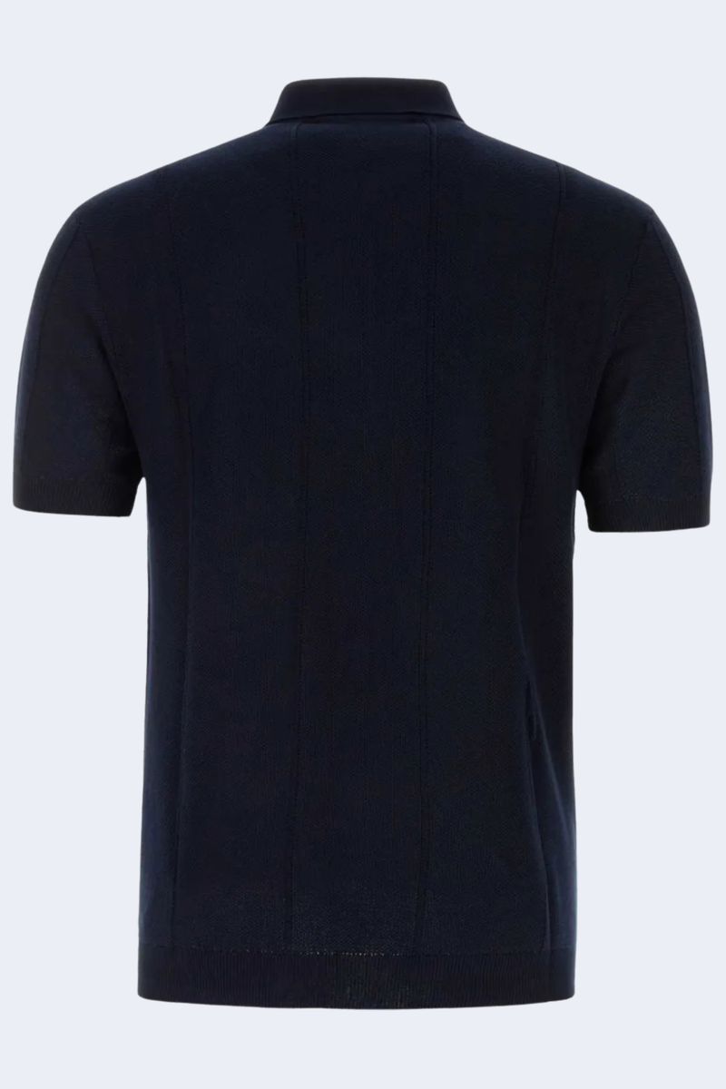 Tiernan Short Sleeve Button Down Shirt  in Night Iris