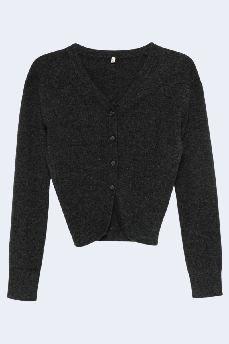 Wrap Around Cardigan in Charcoal