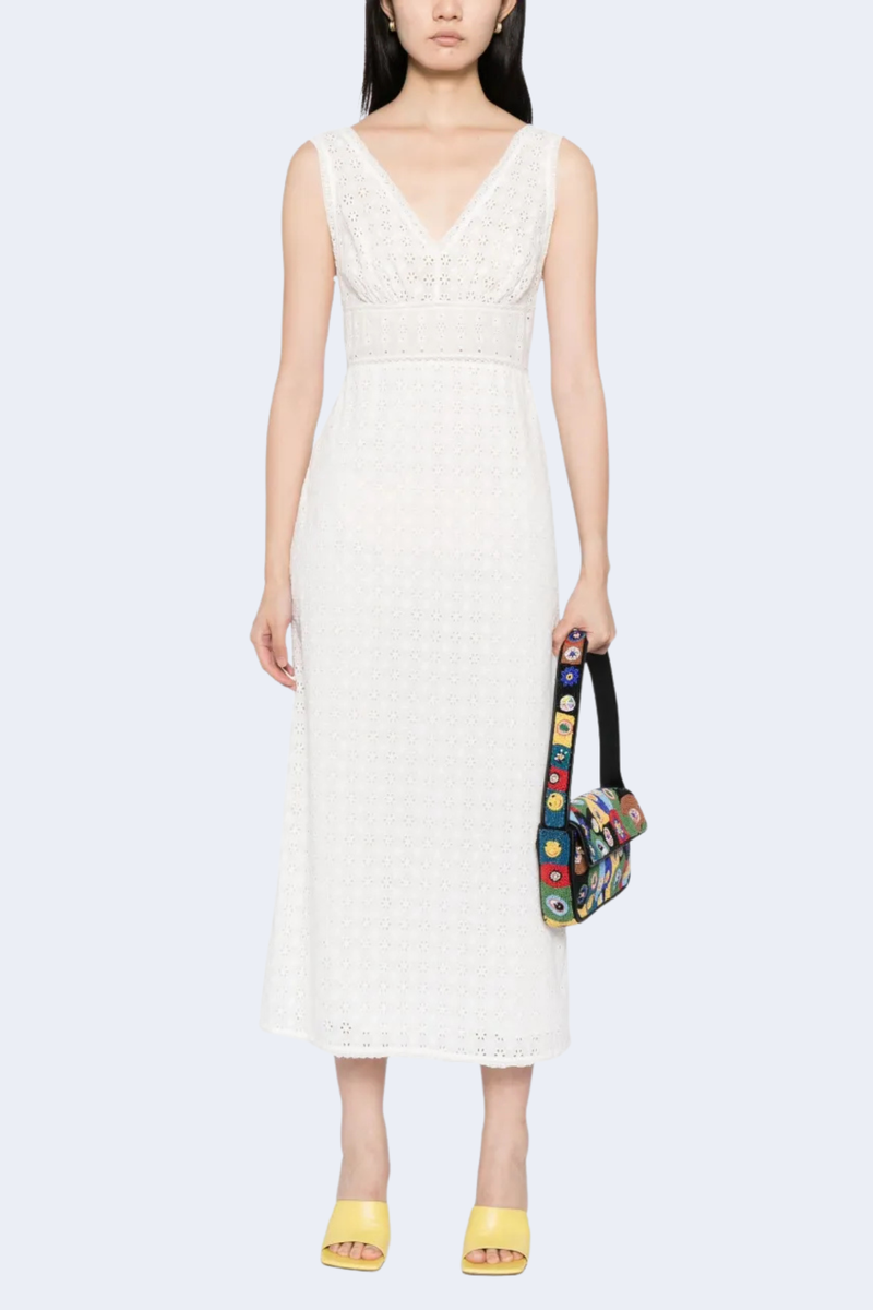 Jocelyn Dress Ivory in Ivory