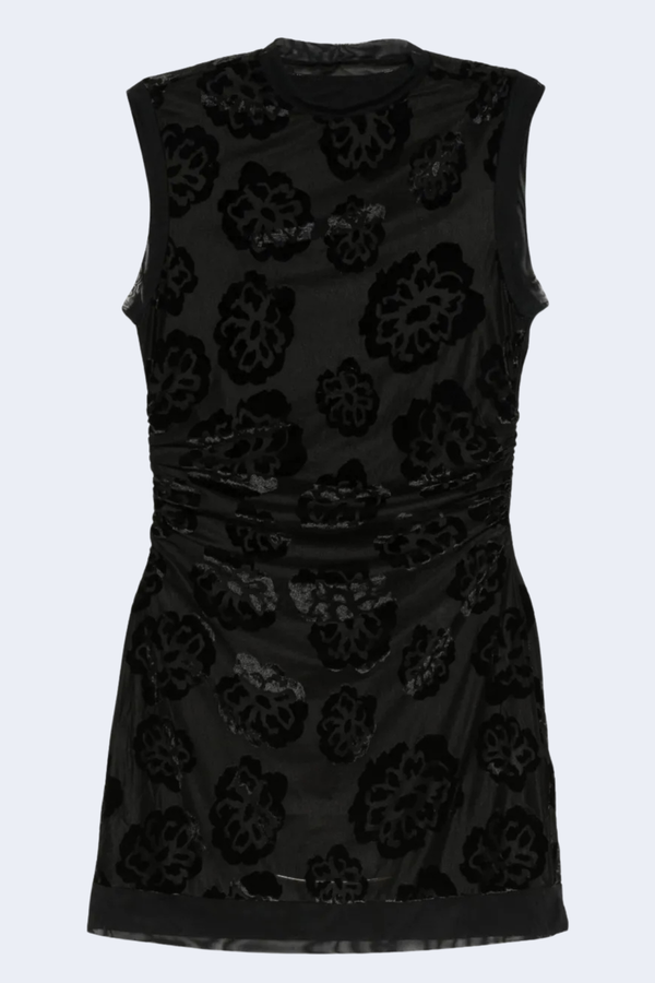 Vittoria Mini Dress in Midnight Floral