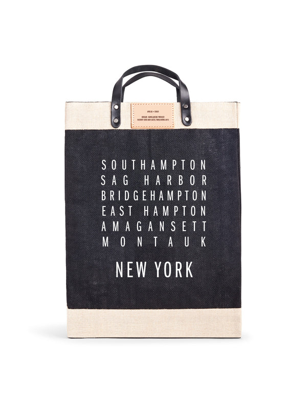 New York Cities Market Bag in Black
