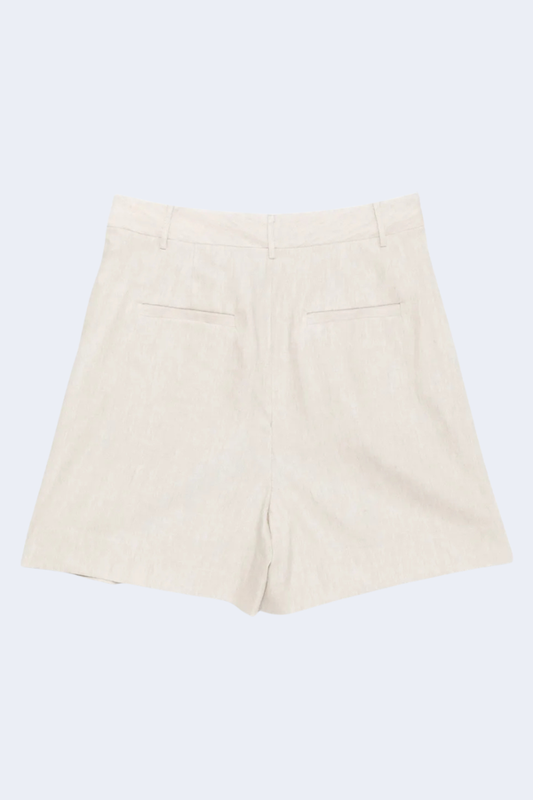 Cruz Linen Short in Natural