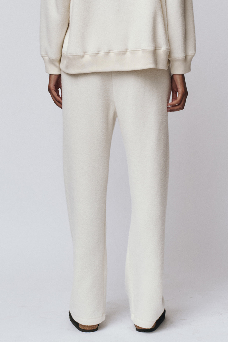 The Plush Victory Sweatpant in Washed White