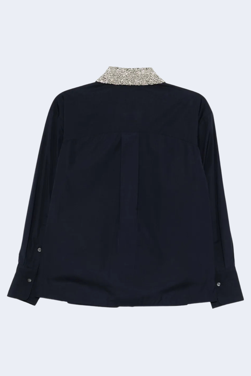 E.B. With Crystal Collar in Navy