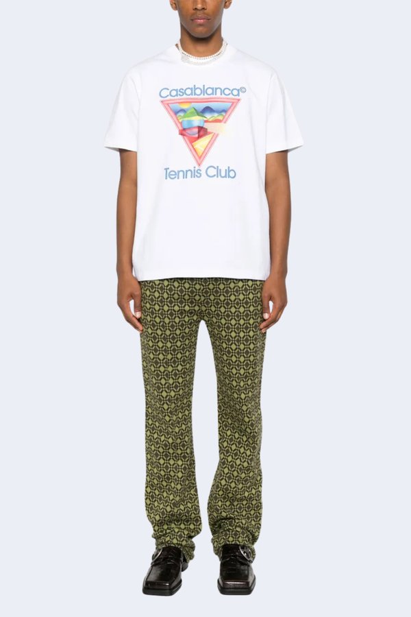 Tennis Club Icon Printed T-Shirt in Tennis Club Icon