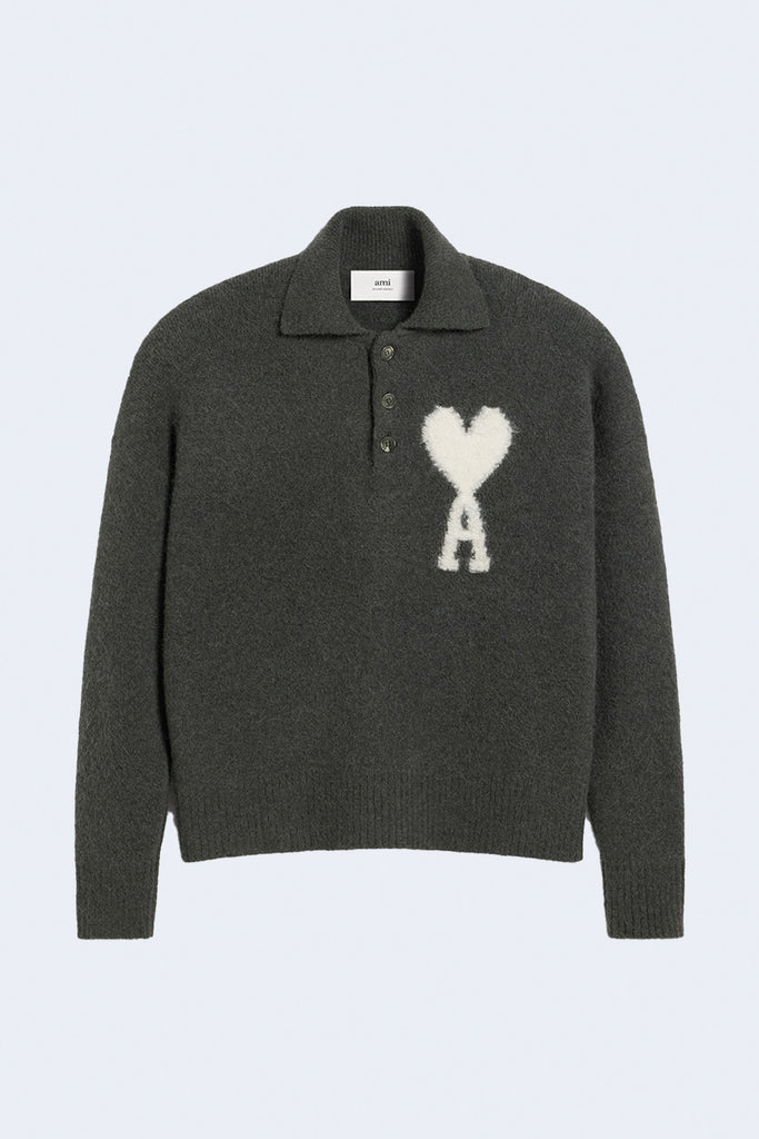 Off White Adc Polo in Dark Grey – TENET