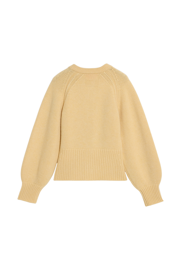 Sculpted Cardigan in Butter