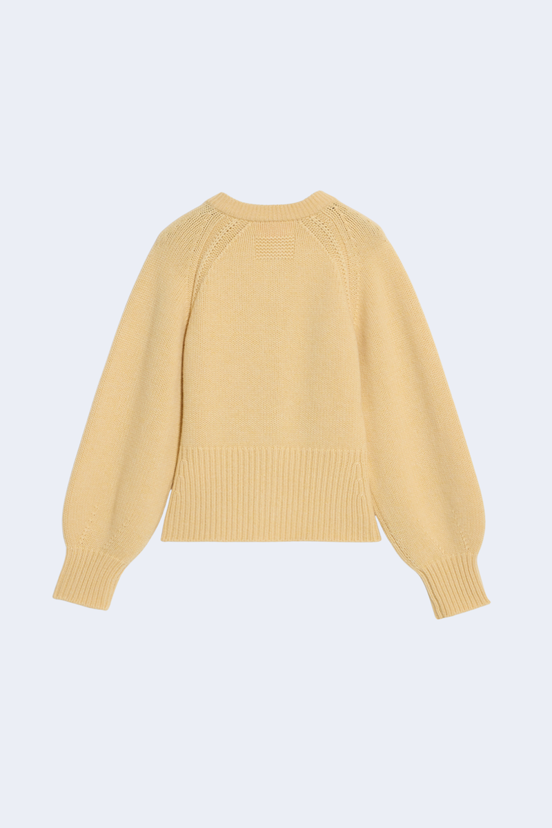 Sculpted Cardigan in Butter