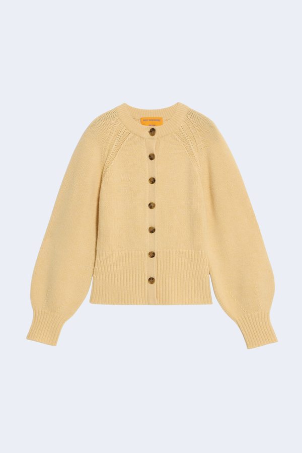 Sculpted Cardigan in Butter