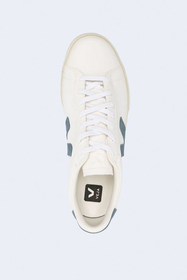 Women's Campo Chromefree Leather Sneaker in Extra-White & California