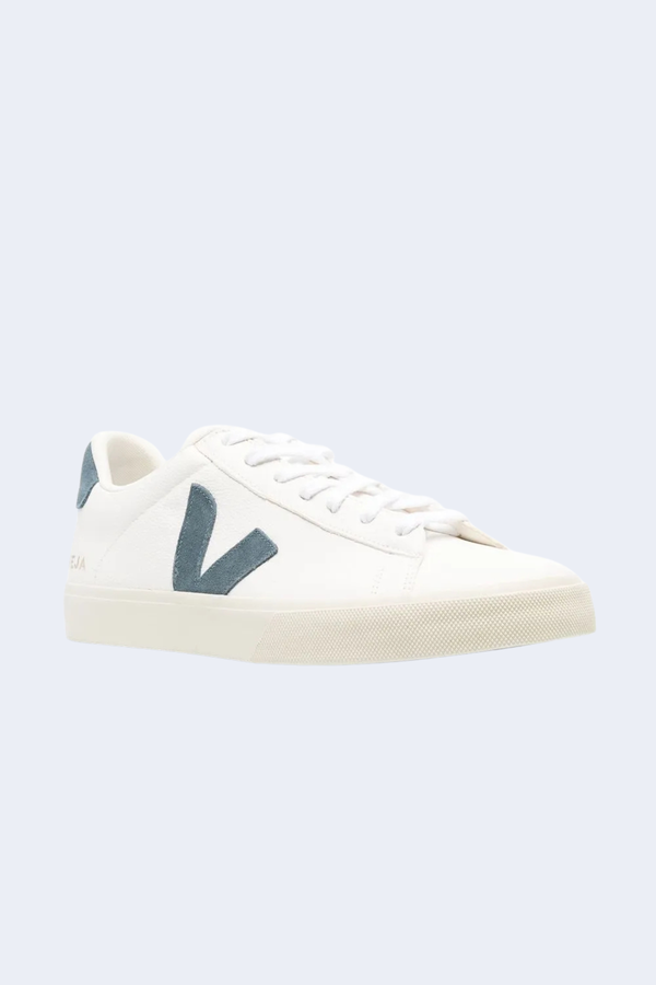 Women's Campo Chromefree Leather Sneaker in Extra-White_California