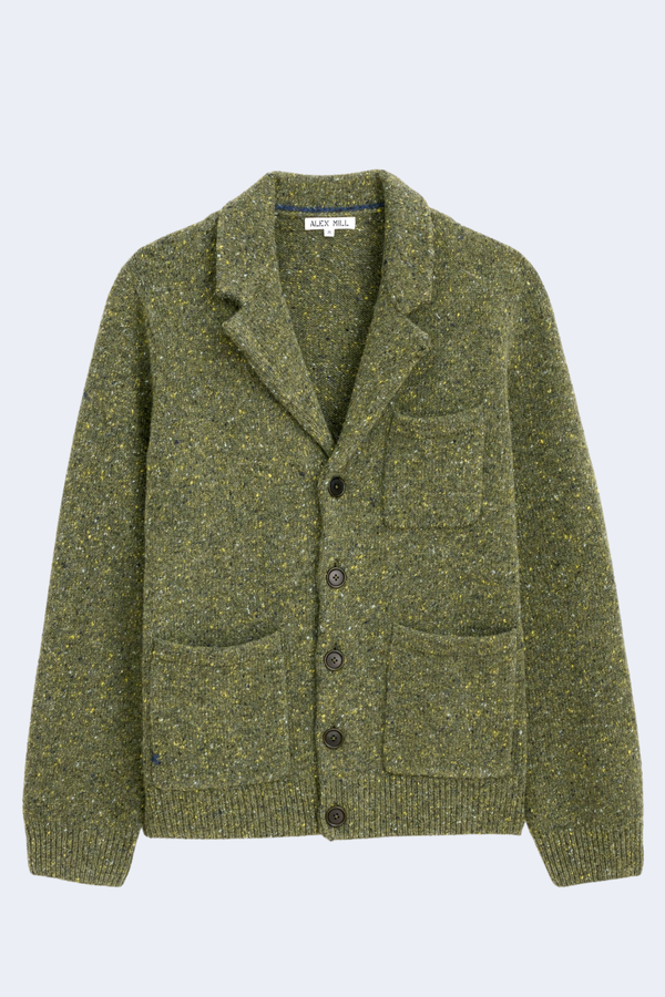 Donegal Mitchell Cardigan in Woodland