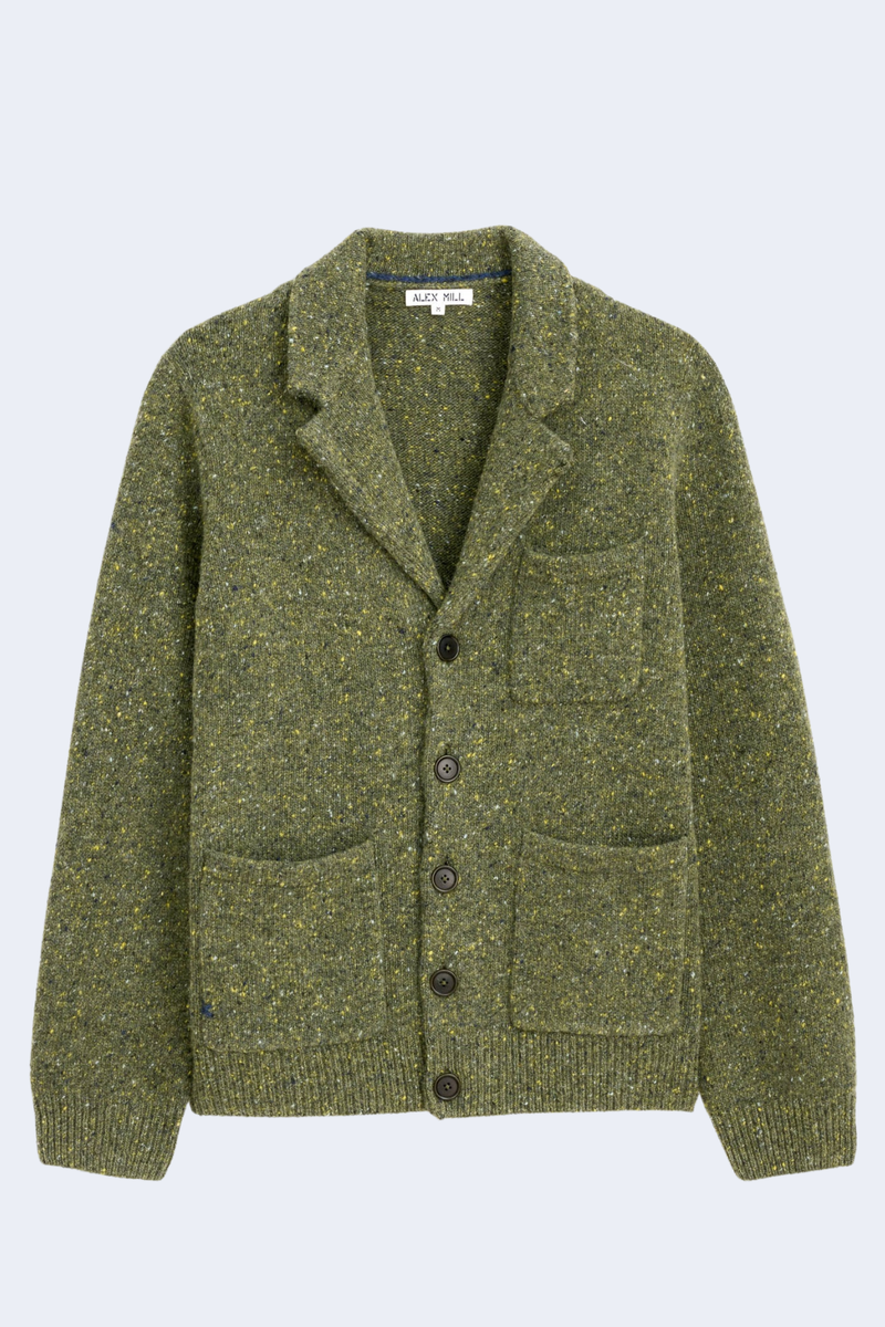 Donegal Mitchell Cardigan in Woodland