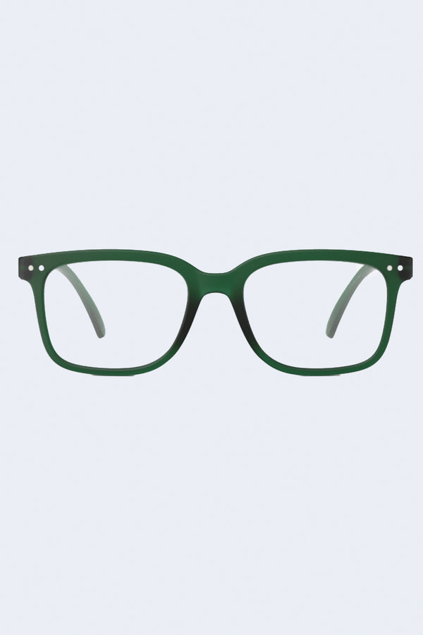 Reading Glasses #L Green Crystal