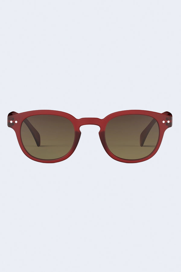 Sunglasses #C in Crimson