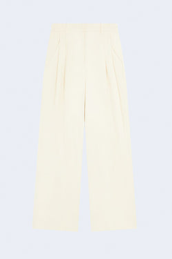 Idai Woven Pants in Frost Ivory
