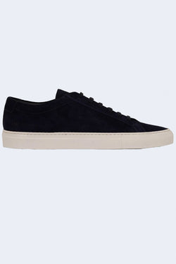 Men's Achilles Waxed Suede Sneaker in Navy