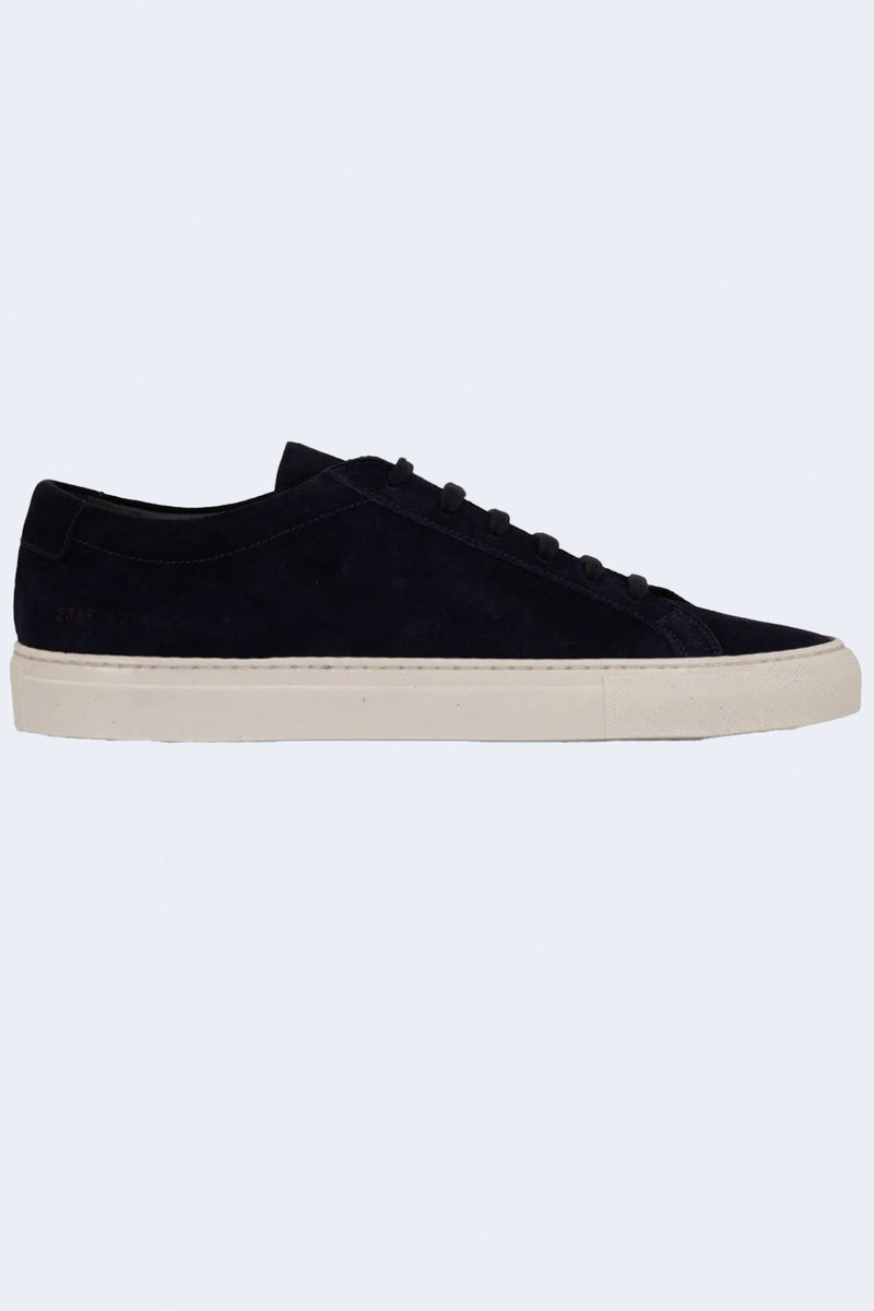 Men's Achilles Waxed Suede Sneaker in Navy