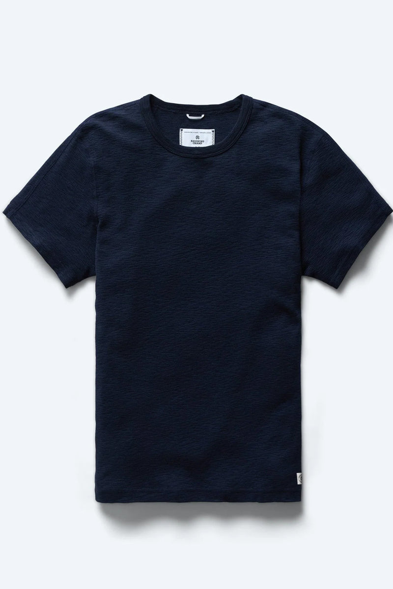 1X1 Slub T-Shirt  in Navy