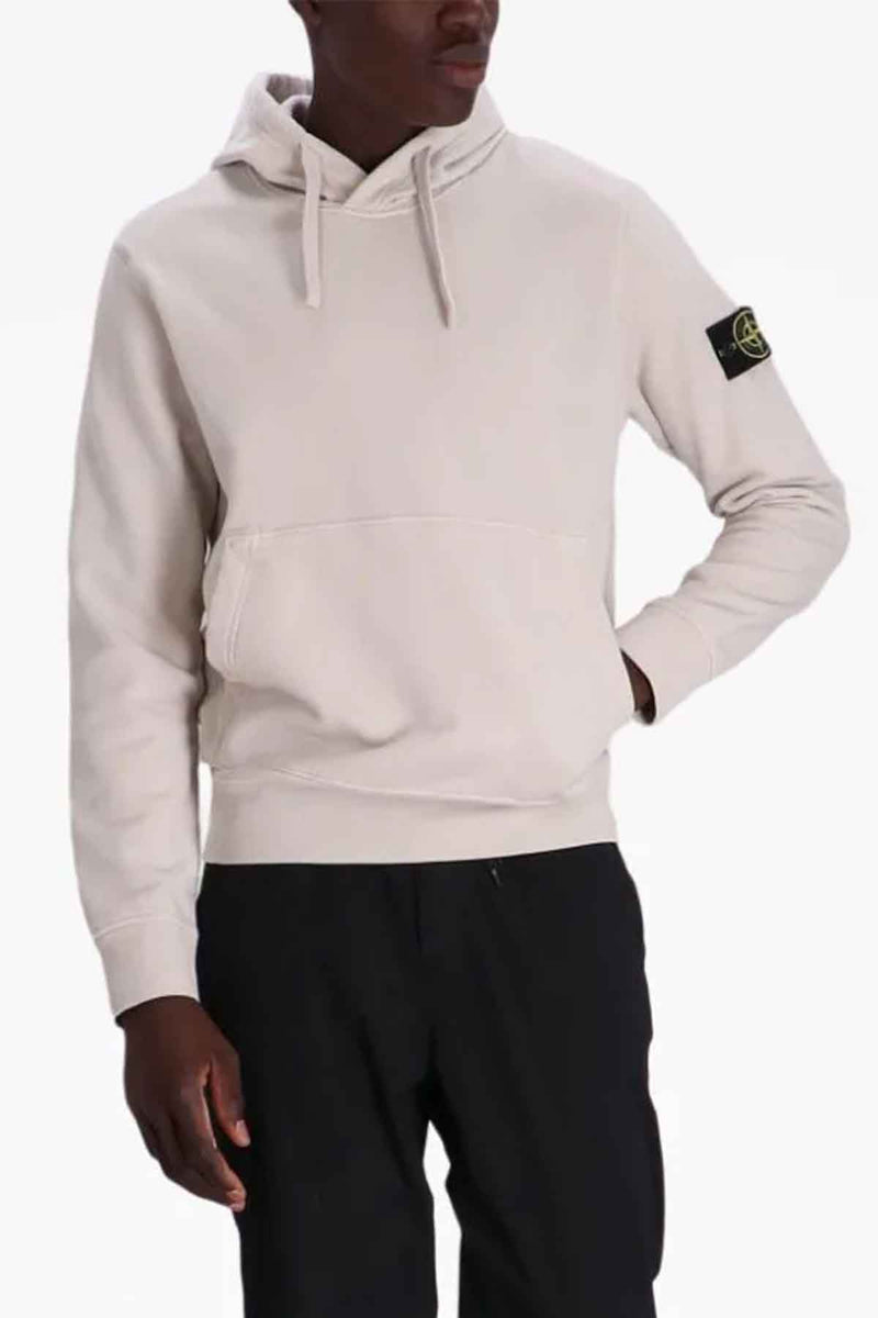 Felpa Hoodie in Plaster