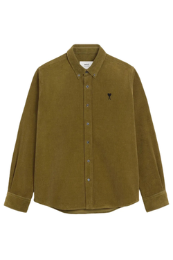 Adc-Chemise Adc Button Down Shirt In Corduroy in Bronze