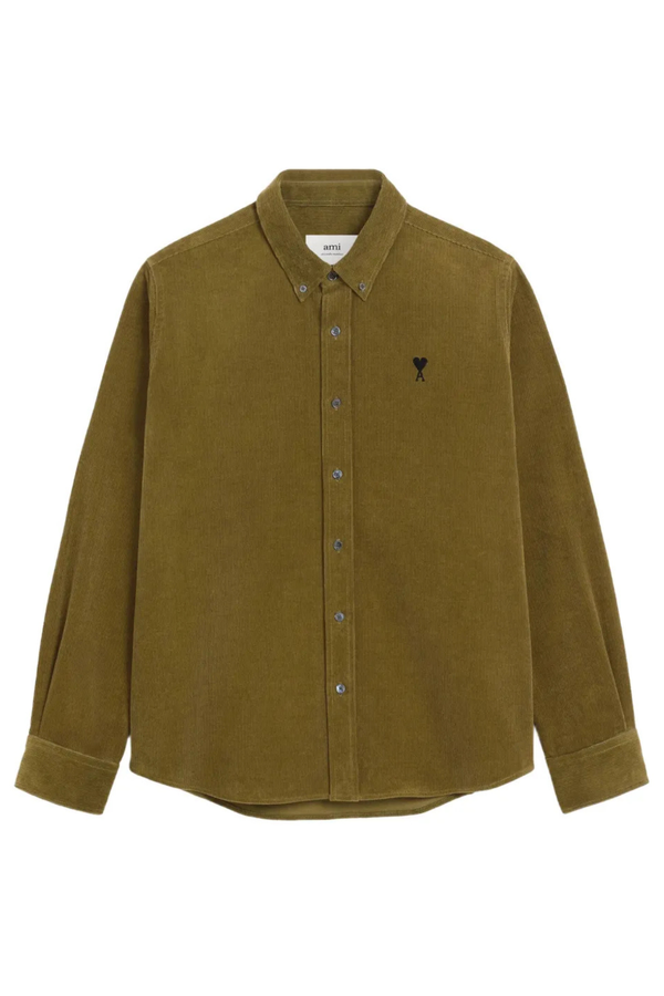 Adc-Chemise Adc Button Down Shirt In Corduroy in Bronze