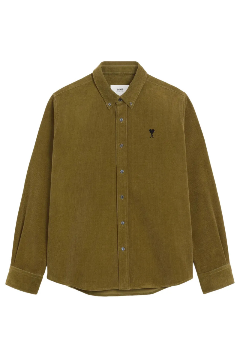 Adc-Chemise Adc Button Down Shirt In Corduroy in Bronze