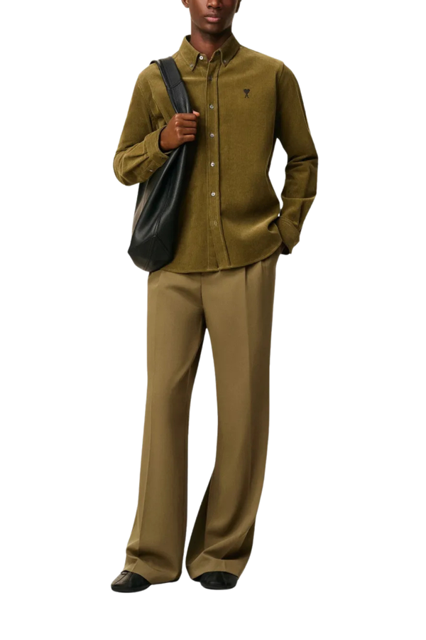 Adc-Chemise Adc Button Down Shirt In Corduroy in Bronze
