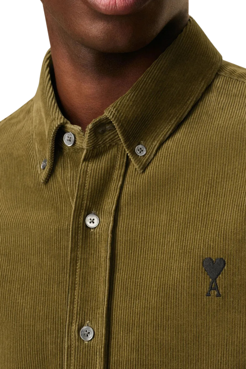 Adc-Chemise Adc Button Down Shirt In Corduroy in Bronze