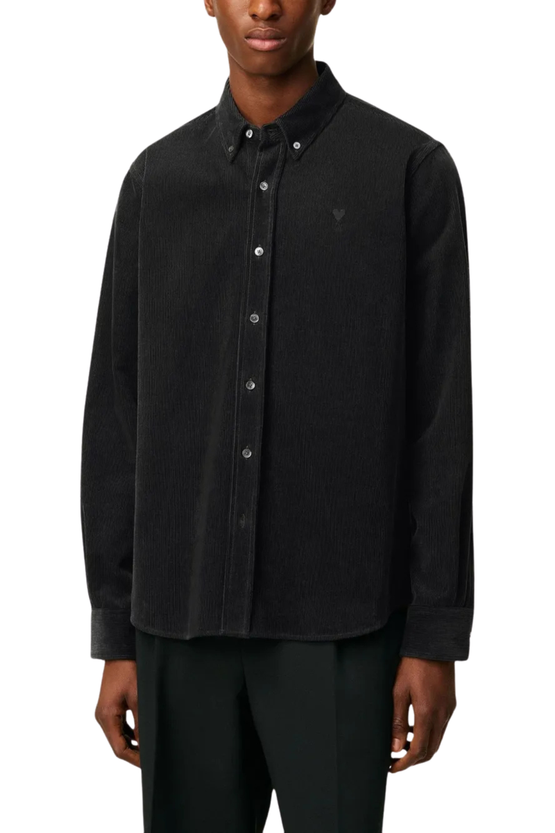 Adc-Chemise Adc Button Down Shirt In Corduroy in Anthracite