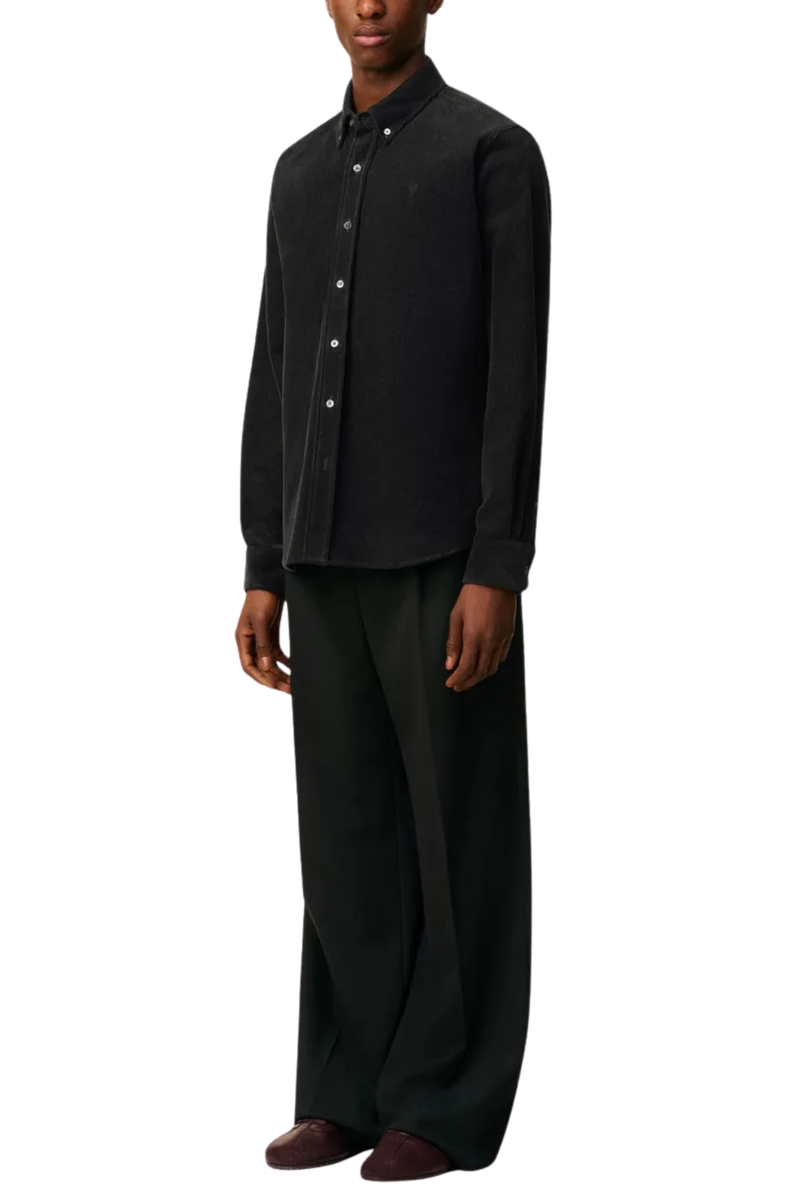Adc-Chemise Adc Button Down Shirt In Corduroy in Anthracite
