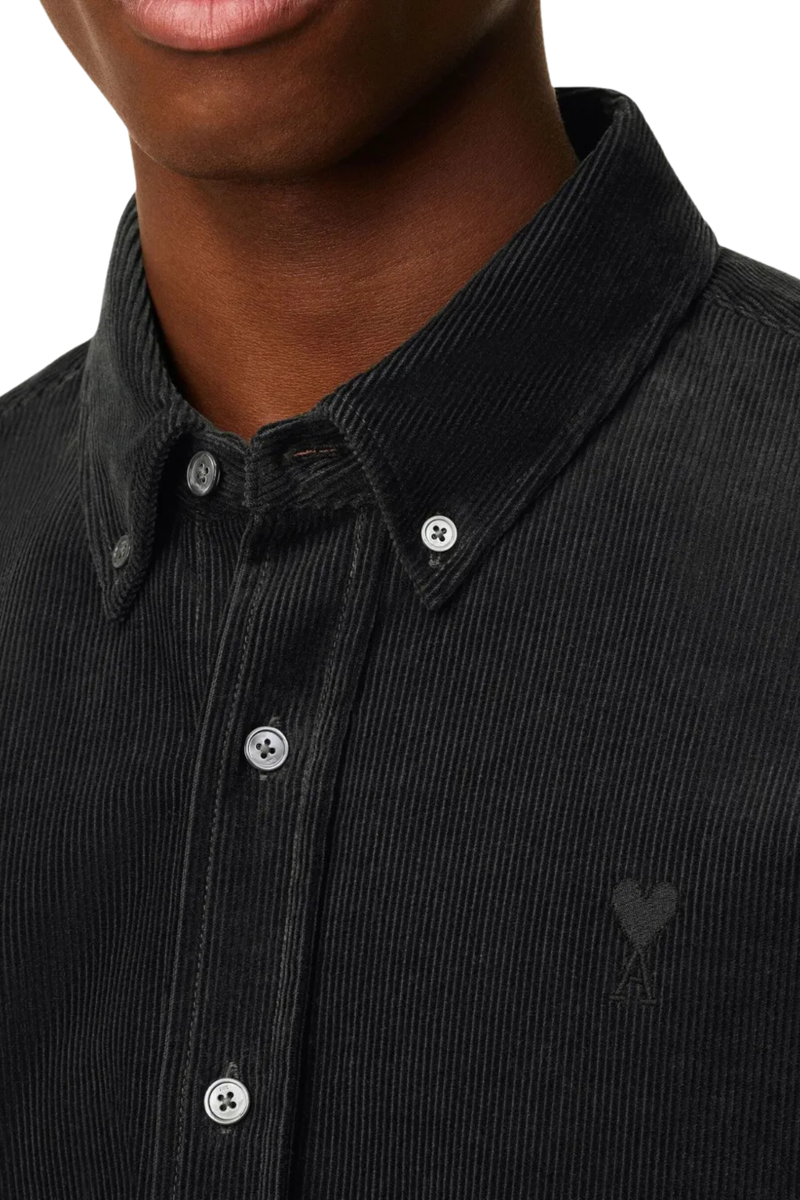 Adc-Chemise Adc Button Down Shirt In Corduroy in Anthracite