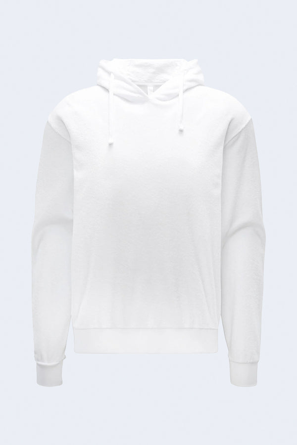 Terry Hoodie in White