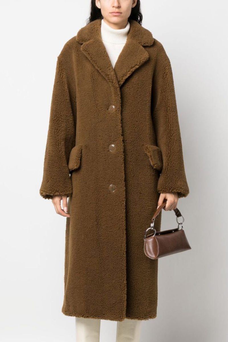 Tayla Coat in Dark Nougat