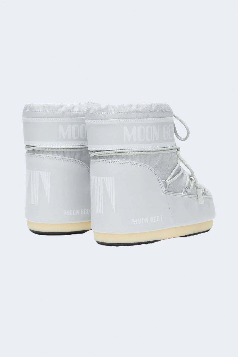 Moon Boot Icon Low Nylon in Glacier Grey