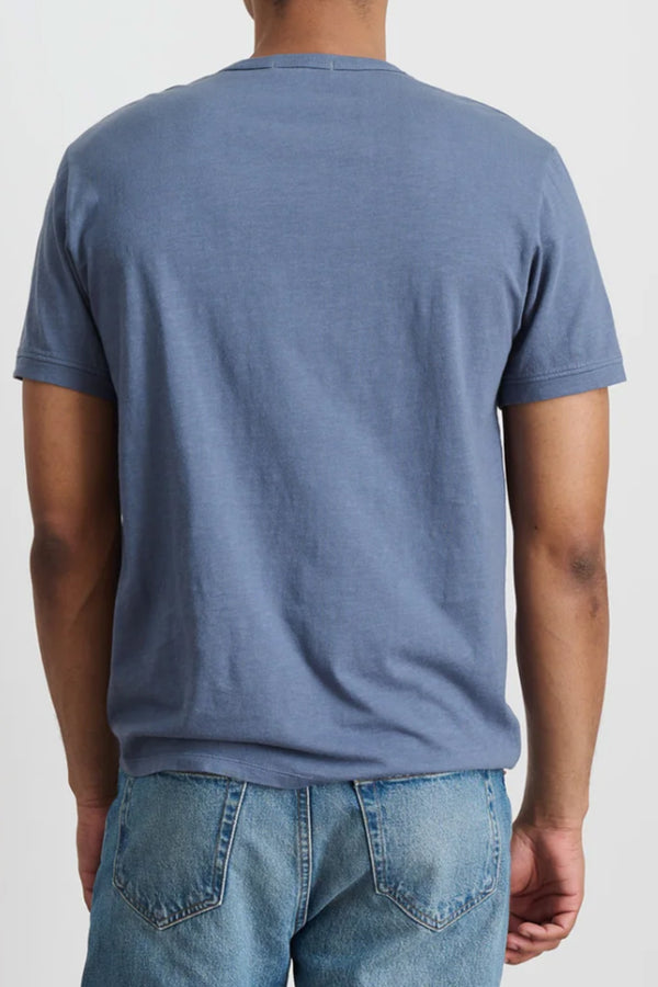Men's Standard Slub Cotton T-Shirt in Vintage Indigo