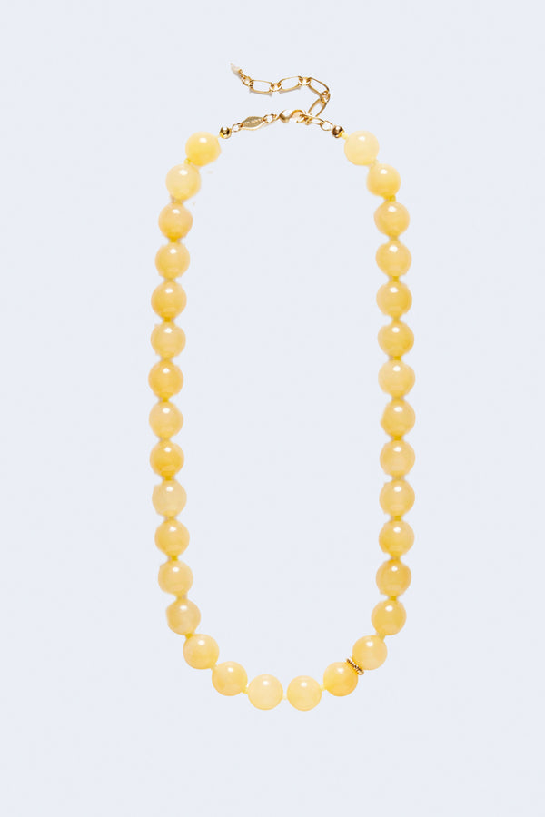 Ball Necklace in Lemonade