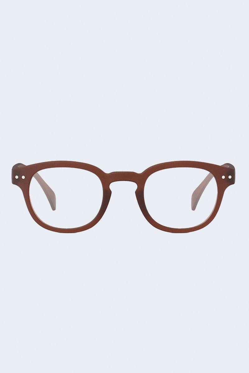 Reading Glasses #C in Mahogany